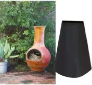 Outdoor Patio Chimnea Cover Waterproof Protective Chimney Fire Pit Heater New