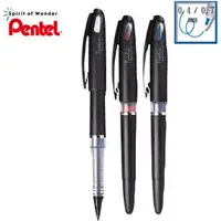 在飛比找蝦皮購物優惠-PENTEL TRJ50 德拉迪塑膠鋼筆(支)(紅.藍.黑.