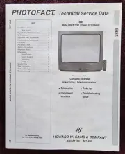 Sams Photofact 4082 Service Manual for GE 25GT511TX1 (Chassis CTC185AA2)