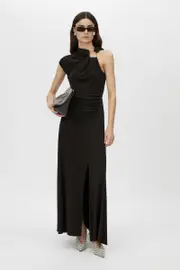 Allegra Midi Dress in Black - CAMILLA AND MARC® C&M
