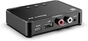 M10 BT5.0 Adapter Multifunctional BT o Receiver 15m Transmission Distance Support NFC C ection with USB AUX Ports Black One Size