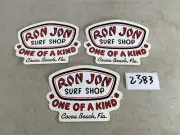 Ron Jon “One Of A Kind” Surf Shop Sticker Lot 23B3