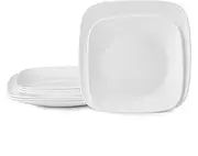 [CORELLE] Vivid White Salad and Dinner Plate Set, 8-pack