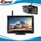 Wireless Solar Magnetic Standby Backup Camera 5" Monitor for Rear View Reverse