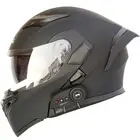 Bluetooth Motorcycle Helmet Modular Double Lens 1200mAh Battery Life Moto Helmet