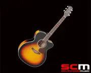 Takamine T GJ72CE BSB Jumbo Acoustic Electric Guitar Sunburst with Cutaway New
