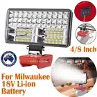 3~8 inch LED Flood Work Light Torch Wireless Lamp USB For Milwaukee 18V Battery