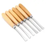 6Pcs/Set Woodworking Carving Chisels Wear-Resistant Steel Wood Chisels Set Durab