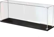 Clear Acrylic Display Case for 10241 Cargo Ship Model,Dustproof Acrylic Showcase Box,Countertop Box for Figures Building Block Toys Collectibles