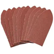 Draper Hook Loop Aluminium Oxide Sanding Sheets 32 x 92mm 120 Grit 10 Pack 99262