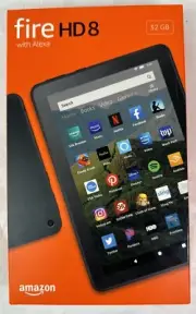 New Amazon Fire HD 8 With Alexa 8" HD tablet with Wi-Fi 32 GB