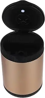 BUGUUYO Car Ashtray with LED Light Creative for Vehicle Compact Design for Car Home and Office Use