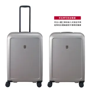 VICTORINOX 瑞士維氏CONNEX 可擴充26吋硬殼行李箱-鈦灰 605669