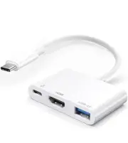 USB-C to HDMI Multiport Adapter with HDMI 4K@60Hz Output USB 3.0 Port and USB...