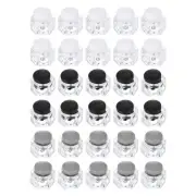 Cord Locks, 12 Set Hexagonal Spring Toggle Stopper, 3 Colors