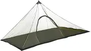 Camping Mesh Net,Camping Windproof Outdoor Mesh Shelter Net - Lightweight Breathable Portable with Zipper Tent Screen for Hiking Travel Patio Backyard