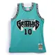 NBA Off Court Chenille 球迷版球衣 Mike Bibby #10 1998-99 灰熊 蒂綠