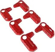 QASULER Car Top Roof Removal Switch Decoration Cover Stickers, for Jeep, Gladiator JT 2018+ Accessories, for Jeep, Wrangler JL 2018+ Air Vent Decoration Trim(Red)