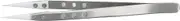 Respicefinem Tweezer Straight Head Fine Tip Stainless Steel Ceramic Anti Magnetism Ideal For Electronic Repair Under Microscope Especially Jumper Repair PCB Welding And Copper