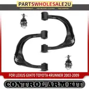 4pcs Front Control Arm w/ Ball Joints for Toyota 4Runner FJ Cruiser Lexus GX470 (for: Toyota)