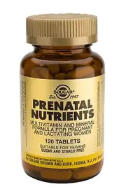 Solgar Prenatal Nutrients Tablets, 120