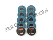 10 PC VCT TOOLS 2" R-LOCK SANDING FLAP DISCS ZIRCONIA 120 GRIT
