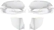 Rear Side Mirror Cover Compatible for 19-24 Chevrolet Blazer Blazer Rear-View Mirror Covers, Mirror Housings, Reflector Trim(A-Glued)