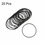 O-Rings Nitrile Rubber 46mm x 49mm x 1.5mm Round Seal Gasket 25 Pcs✦KD