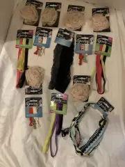 Vintage Goody 3 head bands 9 Ribbon Elastics 9 Slide Proof Band 6 Salon Clip NOS