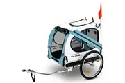 TAG-ALONG Pet & Cargo Bike Trailer, Bicycle Pet & Cargo Trailer, Cargo Carrier, Blue