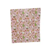 Hello Kitty Multicolored Peppermint Cookies Throw Blanket 60"×70"