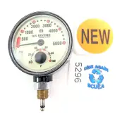 US Divers / Aqua Lung 5000 PSI SPG Submersible Pressure Gauge Thermometer Scuba