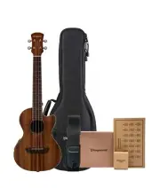 Orangewood Juno Tenor Acacia with Aquila Strings, Premium Padded Gig Bag, and...