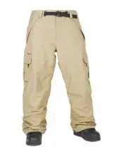 Volcom DLM Gore-Tex Women's Snow Pants, Sand, Large