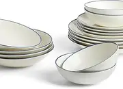 [Royal Doulton] Exclusively for Gordon Ramsay Maze 16P Set Denim Line, Blue