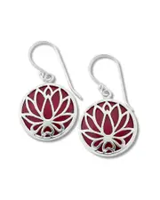 Samuel B. Silver Coral Leaf Drop Earrings NoSize NoColor