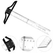 acrylic square ruler T Square Ruler Woodworking Tool T Ruler Scribe Ruler T