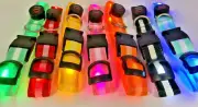 7" Pet Light Up Collar SAFETY LED Dog Night Glow Adjustable Bright 6 Color L US