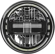 Motorcycle Headlight For Davidson Softail For Slim Fat Boy 7 inch Led Headlight Angel Eyes DRL Black/Chrome 7" Inch H4 LED