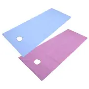 2pcs SPA Massage Table Cover Sheet Breathable Oil Resistant Salon Bed Sheets