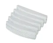 50Pcs Set Nail Art Manicure Pedicure Tool Half Moon Nail Sanding Files Buffer Polisher