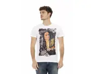 Front Print Short Sleeve T-Shirt 3XL Men