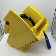 Replacement Janitorial Mop Bucket Wringer Yellow With 4 Replacement Wheels