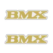 Mongoose - Aero SEAT - GOLD - side decal set - Old school bmx