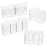 4Pcs Miniature Apartment Building Models For Micro Landscape Decoration