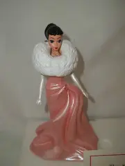 1995 Danbury Mint Barbie Figurine Collection " Enchanted Evening" W Certificate