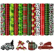 HTVSTD Leopard Heat Transfer Vinyl -12 Sheets 12 * 10inches Christmas HTV Iro
