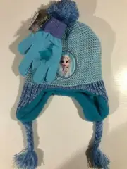 FROZEN/ELSA Hat & Glove Set - OSFM - NEW