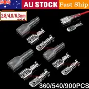 900X M&F Spade Connectors Quick Splice Wire Crimp Terminal for Car Audio Speaker