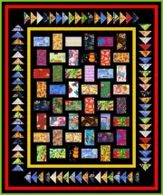 WITH MY LITTLE EYE - 61" x 51" - Quilt-Addicts Precut Patchwork Quilt Kit Single